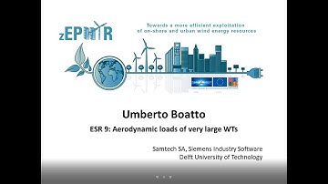 2021 H2020 Zephyr ESR 9: Aerodynamic loads of very large WTs