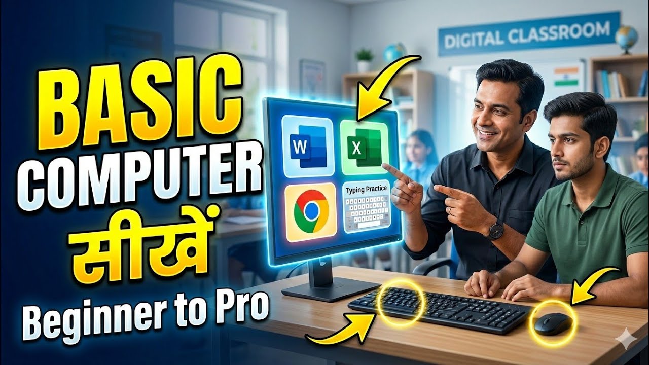 BASIC COMPUTER सीखें - Beginner to Pro 🚀 | 2026 Updated Course!" - YouTube