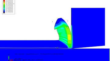 Abaqus explicit orthogonal cutting of AISI1045 sacrifice layer NT11 3 example 4