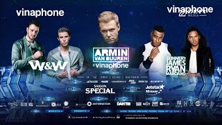 Armin Van Buuren, W&W, Sunnery James, Ryan Maciano @ Live Vietnam 2017
