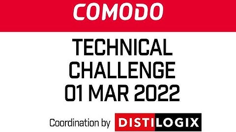 Comodo  Cybersecurity Tech Challenge  March 1st 2022