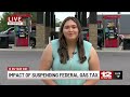 Impact of suspending federal gas tax
