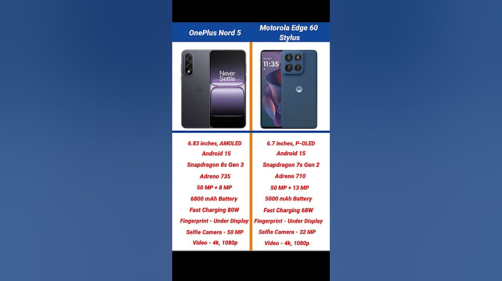 OnePlus Nord 5 vs Motorola Edge 60 Stylus Comparison #shorts #short #oneplusnord5