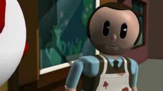 A Clown and a Butcher - Part 1 (Xtranormal animation)