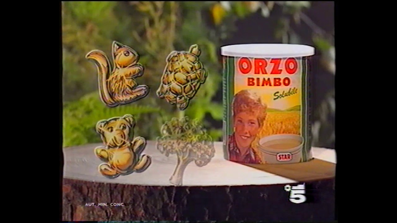 Pubblicita' Vintage - 1992 - Spot Orzo Bimbo 