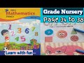 Mathematics primer grade nursery prep  page 34 to 38