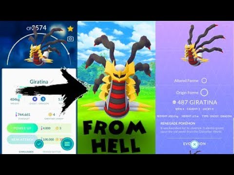 Pokémon GO Shiny Giratina (Origin Form) - Mini Account (Read