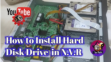 #70) How to Install Hard Disk Drive in N.V.R | Wester Digital 4TB SATA | IDIS Network Video Recorder
