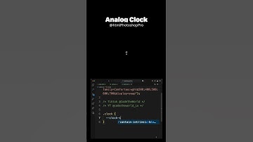 Analog Clock HTML CSS JAVASCRIPT #coding #shortvideo #viralvideo #shorts #short #viralvideo