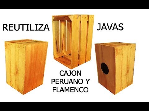 UN CAJON PERUANO O FLAMENCO REUTILIZANDO JAVAS DE YouTube