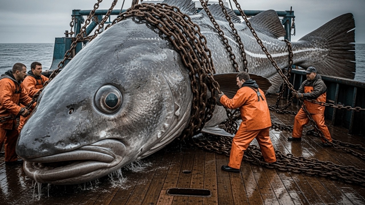 How Fishermen Earned $450,000 in 12 Days? | Giant Black Cod Fishing ...