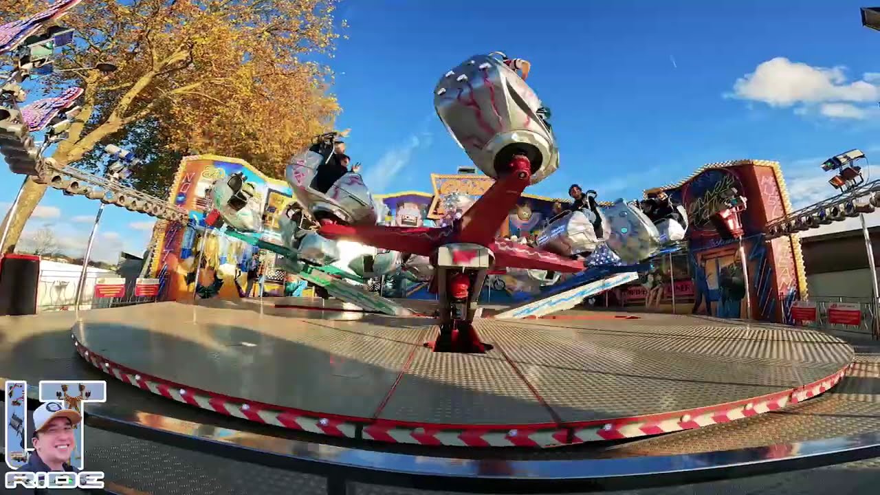 Manège CRAZY DANCE 2 - Foire Saint Romain, Rouen 2024 | Off ride