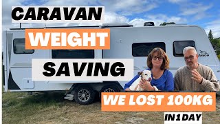 Caravan Weight Saving | How we lost 100kg from our RV