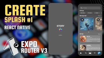 Create Splash Screen | React Native Expo #1