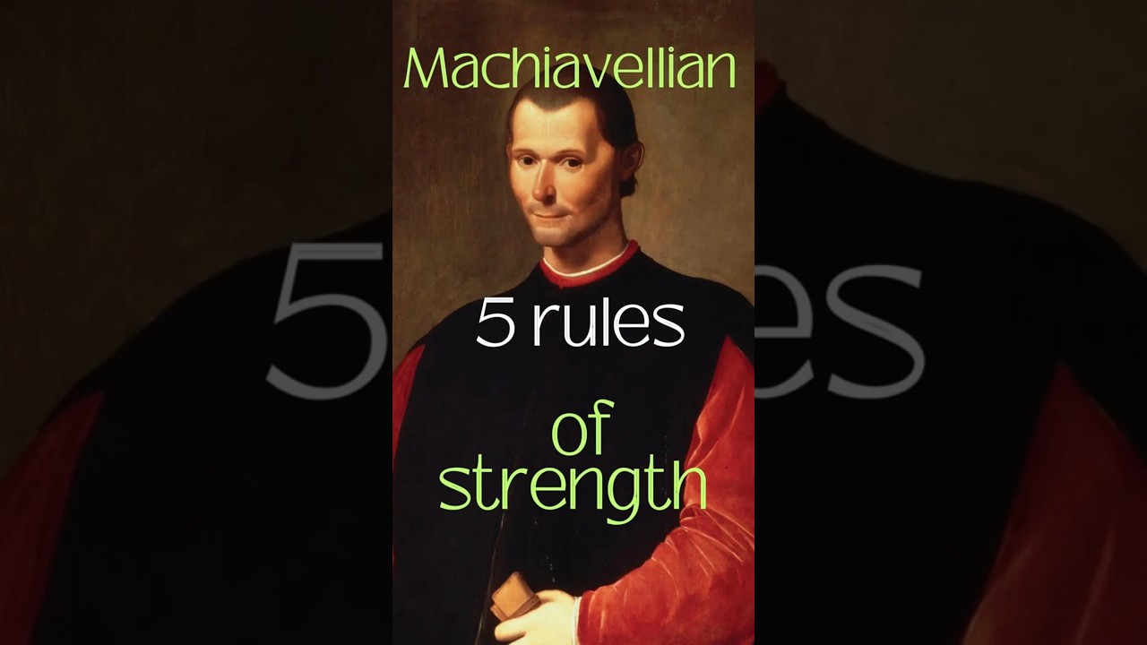 Παρακολούθηση Machiavelli 5 Hard Rules of Power #Machiavelli #power #sovereign #psychologyofpower #strategy στο YouTube Παρακολούθηση Machiavelli 5 Hard Rules of Power #Machiavelli #power #sovereign #psychologyofpower #strategy στο YouTube