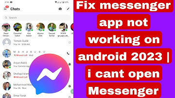 Fix messenger app not working on android 2023 | i cant open messenger | messenger app is not opening