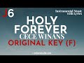 CeCe Winans | Holy Forever Instrumental Music and Lyrics Original Key (F)