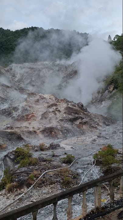 Hotspring tourism destination of 'Bukit Kasih' (Hill of Love) in Kawangkoan, North Sulawesi