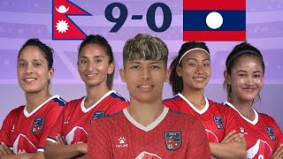 Nepal Bangs Laos With 9 Goals Nepal Dream Starts Now