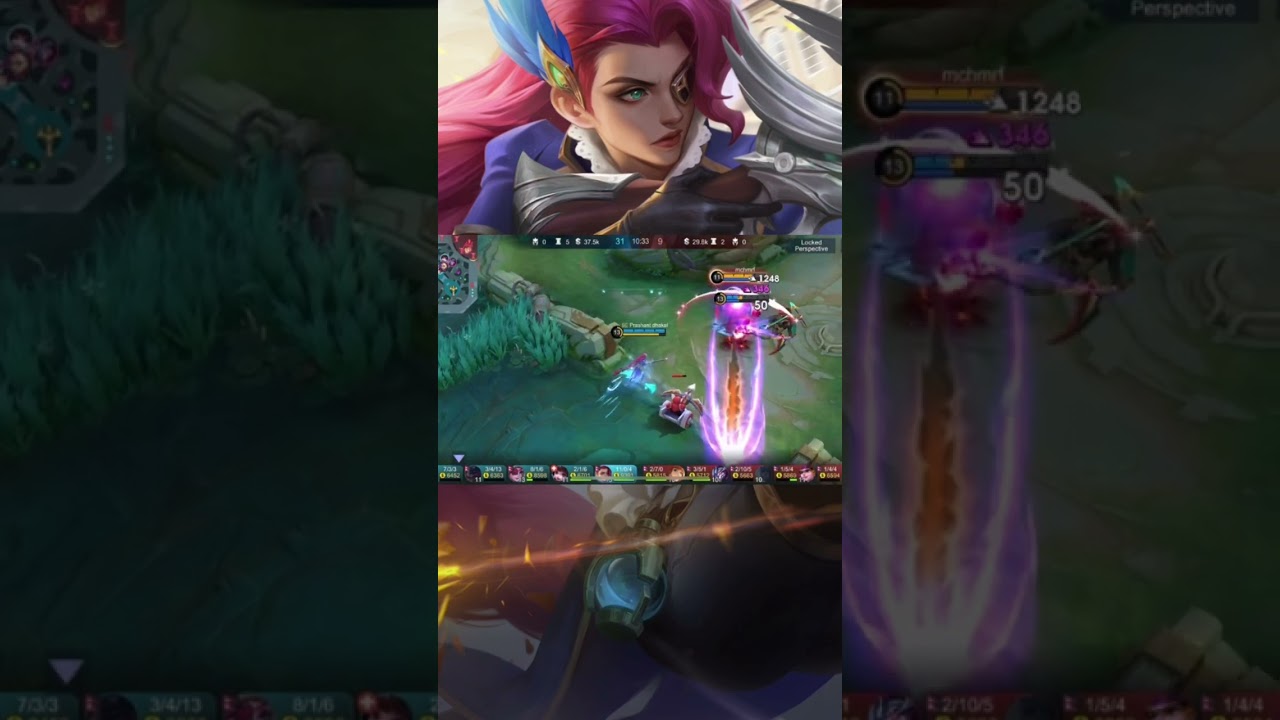 Lesley | one shot mm | mlbb gameplay | 