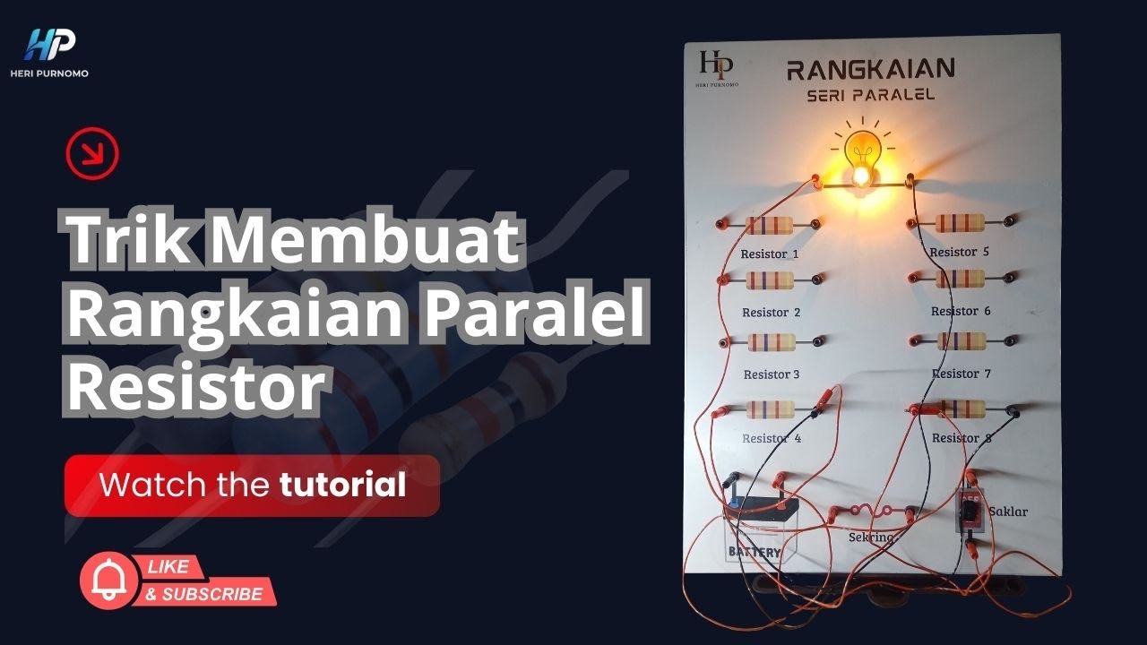 Trik Membuat Rangkaian Paralel Resistor