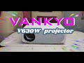 【プロジェクター】VANKYO V630W