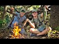 Wilderness Survival Challenge with Lunkers!!!