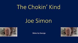 Joe Simon   The Chokin Kind  karaoke