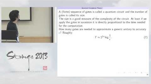 Daniel Harlow - On the Quantum Complexity of Hawking Radiation