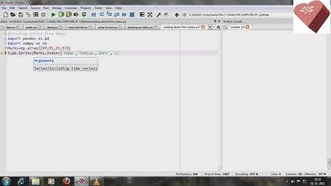 #Series 4 : Creating series from Numpy array