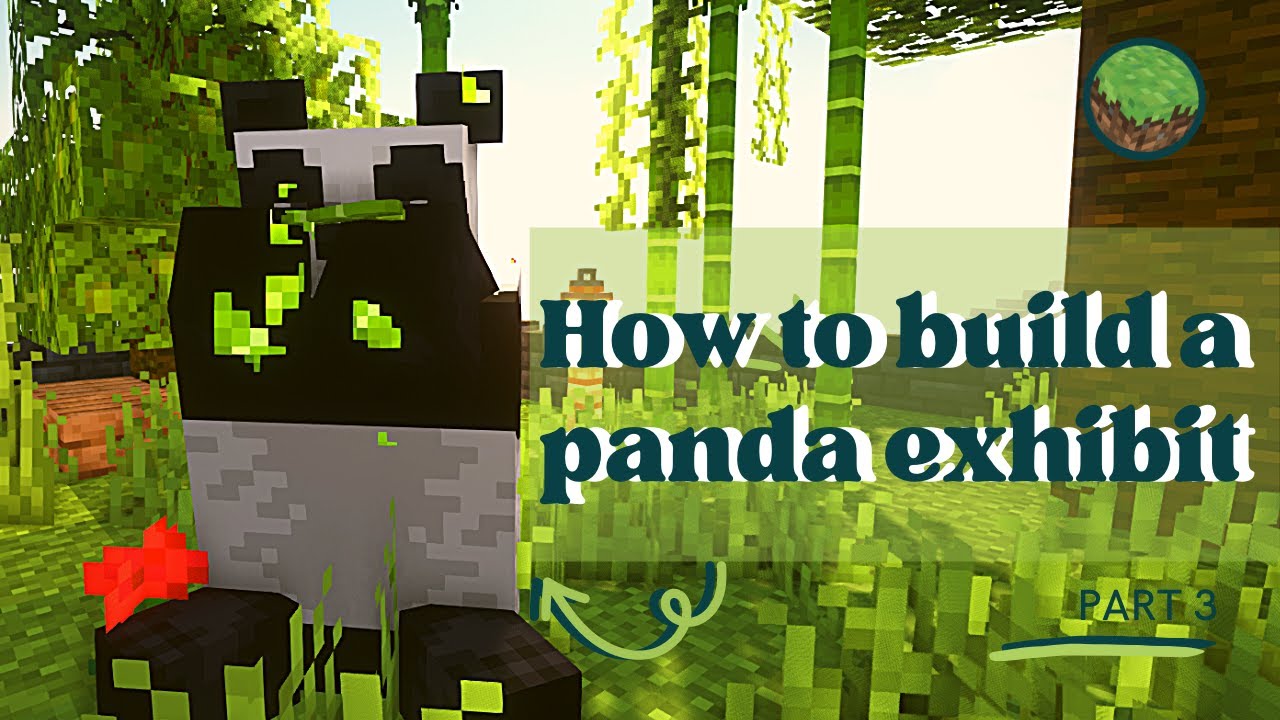How to build a panda exhibit Minecraft YouTube