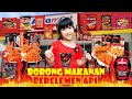 Borong makanan serba elemen api semuanya jadi serba merah trending viral.