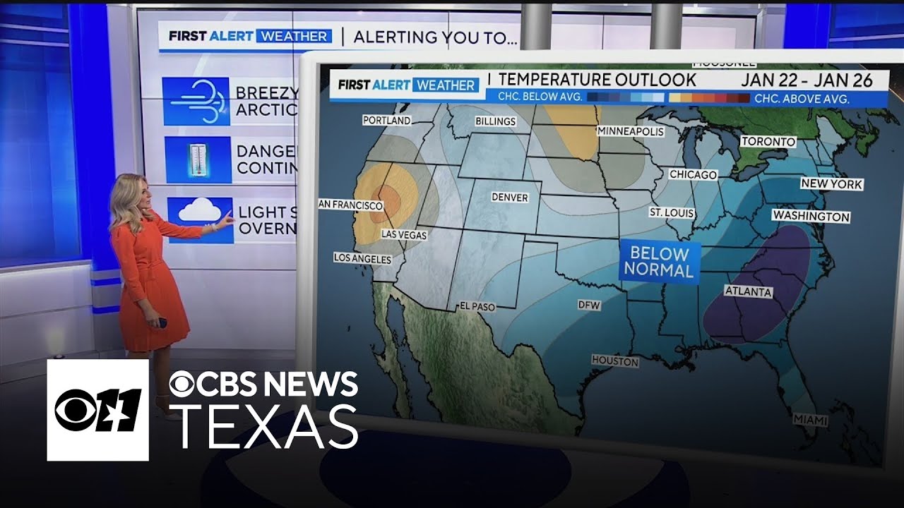 The coldest air of the season is coming to North Texas - YouTube
