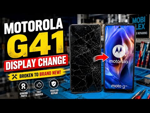 🔥 Motorola G41 Display Replacement | Cracked Screen Repair in Minutes! 📱✨