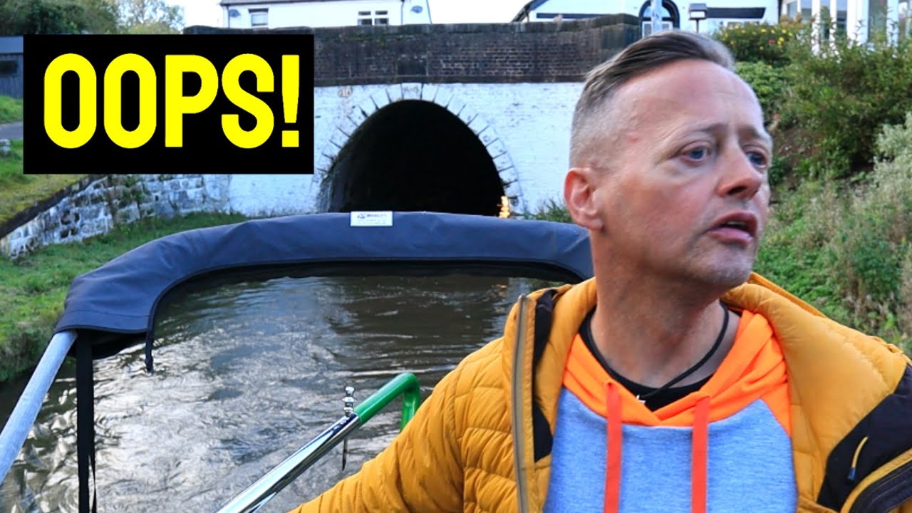 Going the Wrong Way Down a Narrowboat Canal Tunnel Ep 240