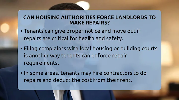 Can Housing Authorities Force Landlords To Make Repairs? - Rental Property Gurus
