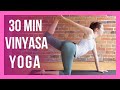 30 min Full Body Yoga Flow - Intermediate Vinyasa Yoga NO PROPS