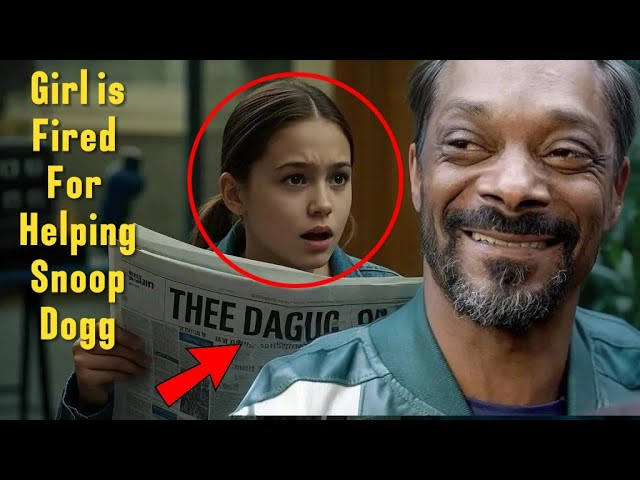 Girl is Fired For Helping Snoop Dogg, Next Day She Gets News That Changed  Her Life - YouTube