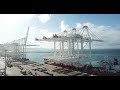 Final 3 shiptoshore cranes arrive at apm terminals medport tangier