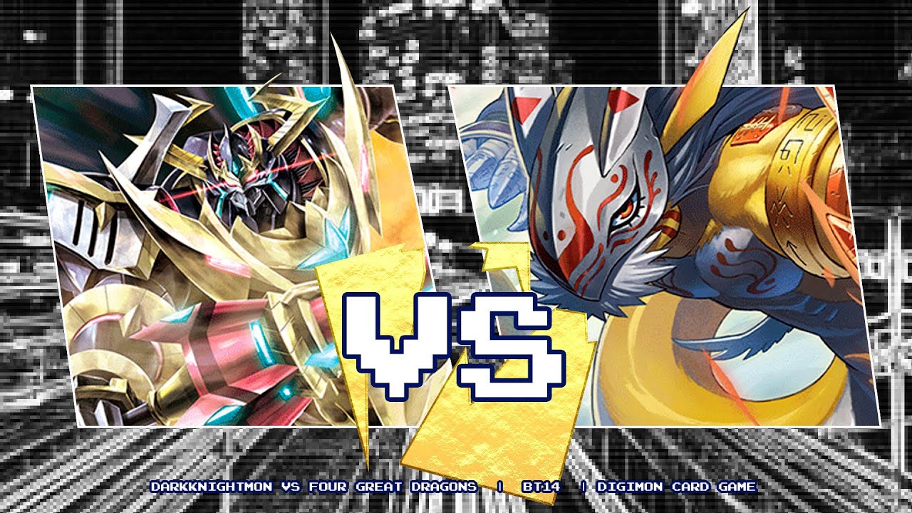 Round 2, DarkKnightmon Vs Four Great Dragons Vaccine | BT14 | Digimon Card Game