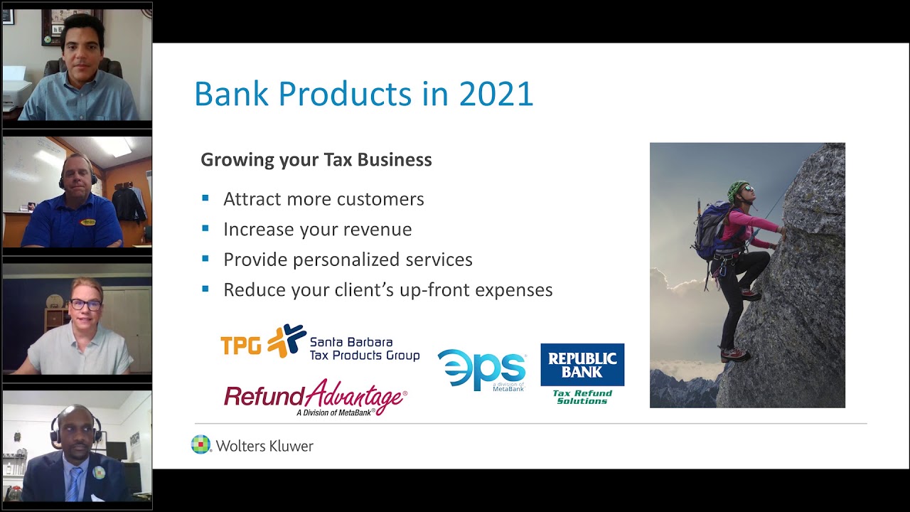 Tax Refund Products Available with TaxWise YouTube