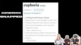 KENDRICK KILLED THIS DISS 🤯😈🔥 Kendrick Lamar - euphoria || Reaction!!