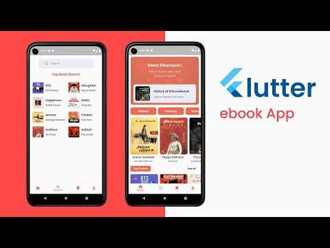 ebook app FLUTTER - Online reading