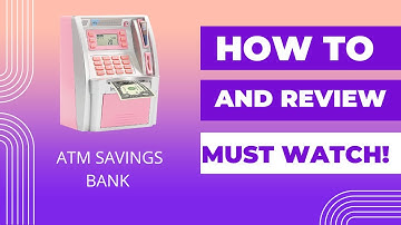 Unboxing and How To New 2022 ATM Savings Piggy Bank
