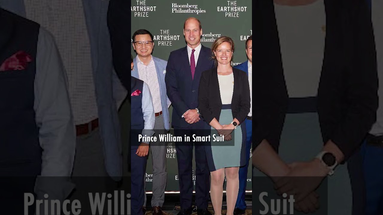 Prince William's smart suit in NYC