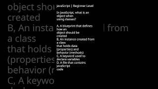 JavaScript Classes and Objects #javascriptforbeginners #programmingtips #codelearning