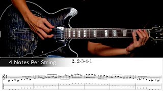 4 Notes Per String 2-3-4-1