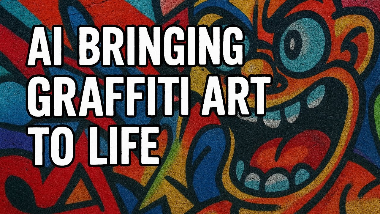 AI animation, graffiti art, street art