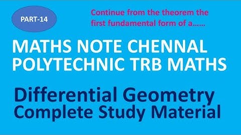 #differential_geometry #polytechnic_trb_maths#complete_study_material #part_14
