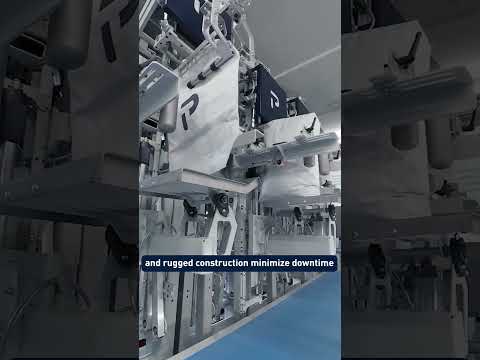 High-speed valve bag filling system with FANUC #collaborative #robots #shorts #automation #cobots